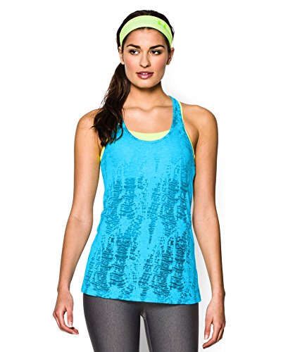 Under Armour - Under Armour Women's Tank Top - Tri-Blend Novelty - Blue - Large