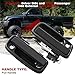 FAERSI Outside Exterior Door Handle Front Left Driver & Right Passenger Side with Key Hole Replacements for 1995 1996 1997 1998 1999 2000 2001 2002 2003 2004 Tacoma Replace# 6922035020, 6921035020