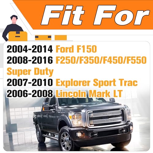 Image of Backup Camera Tailgate Handle Compatible with 2005-2014 Ford F150, 2008-2016 F250 F350 F450 F550 Super Duty, 2007-2010 Explorer Sport Trac, 2006-2008 Lincoln Mark LT.Replaces#8L3Z9943400AC.