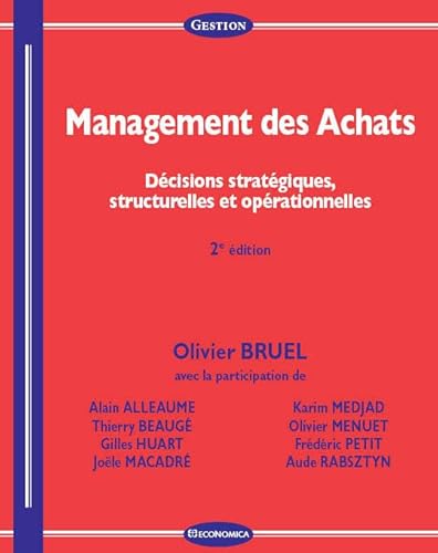 livre Management des Achats, 2e ed.