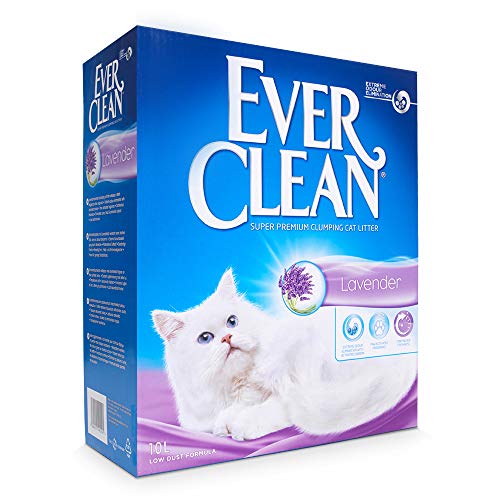 Ever Clean Lavendel klonterend kattenbak, 10 liter, geurend