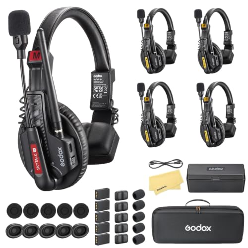 Interfono GODOX SKYTALK Air 5S: elimine el ruido y comuníquese a 500m sin cortes