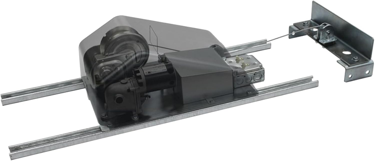 Chandelier Lift System for Heavy Fixtures, 200 lb Capacity, Install Remotely, UL Listed, ALL200RM Remote Mount Residential Grade, 65 ft Winch Cable, Keyswitch, Optional Wireless Controller AL-WLC
