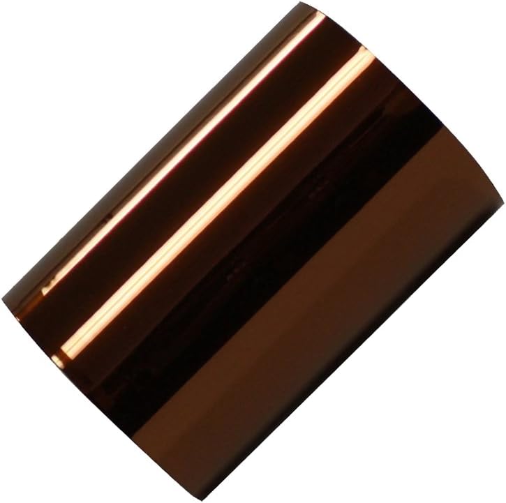 Tapes Master 5" x 36 Yds 2 Mil Polyimide High Temperature Heat Resistant Thermal Electrical Insulation Tape with Silicone Adhesive 3” Core, No Residue