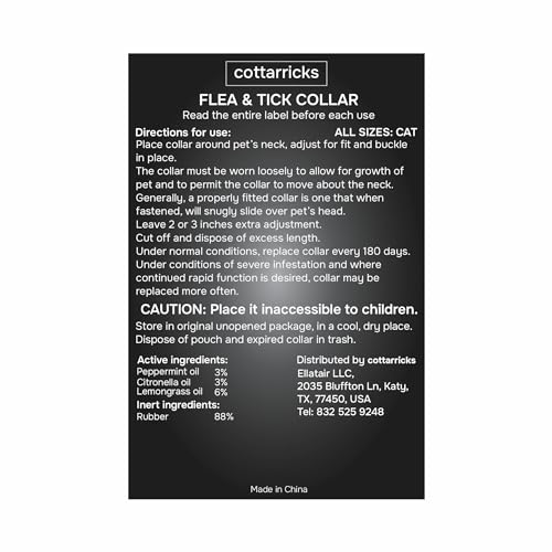 Cottarricks Flea And Tick Prevention For Cats - Flea Collar thumb #6