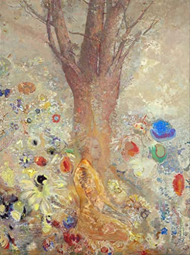 Tableau de Bouddha par Odilon Redon 60x90cm pour salon