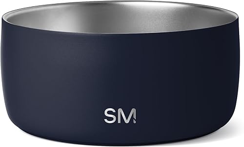 Simple Modern Tazón de agua para mascotas de acero inoxidable para perros y gatos  Cuencos de comida reutilizables y aislados de acero inoxidable