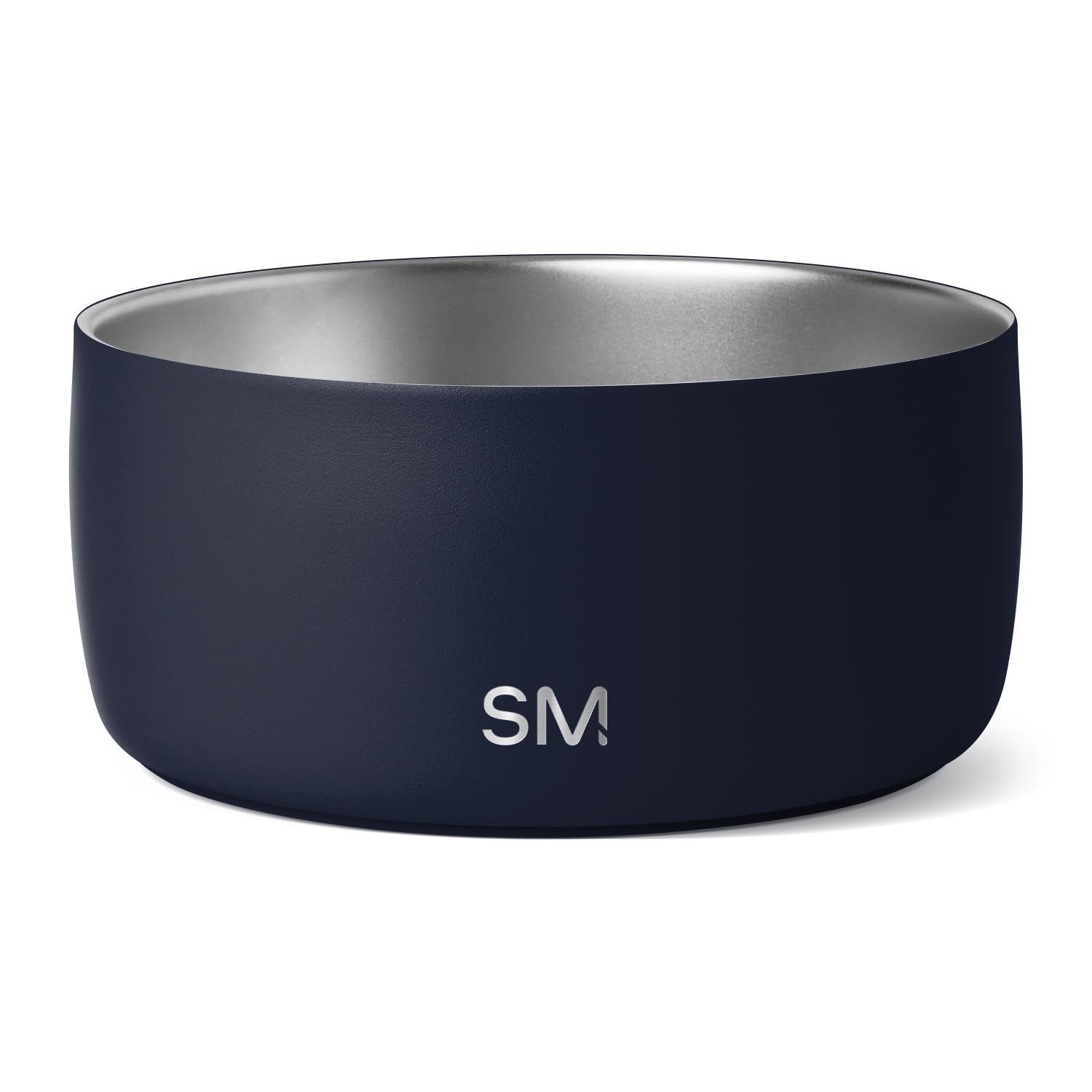 Simple Modern Stainless Steel Pet Water Bowl for Dogs & Cats | Reusable Insulated Stainless Steel Food Bowls for Dog Cat | No Tip No Slip BPA Free | Bentley Collection | Medium (32oz) | Deep Ocean