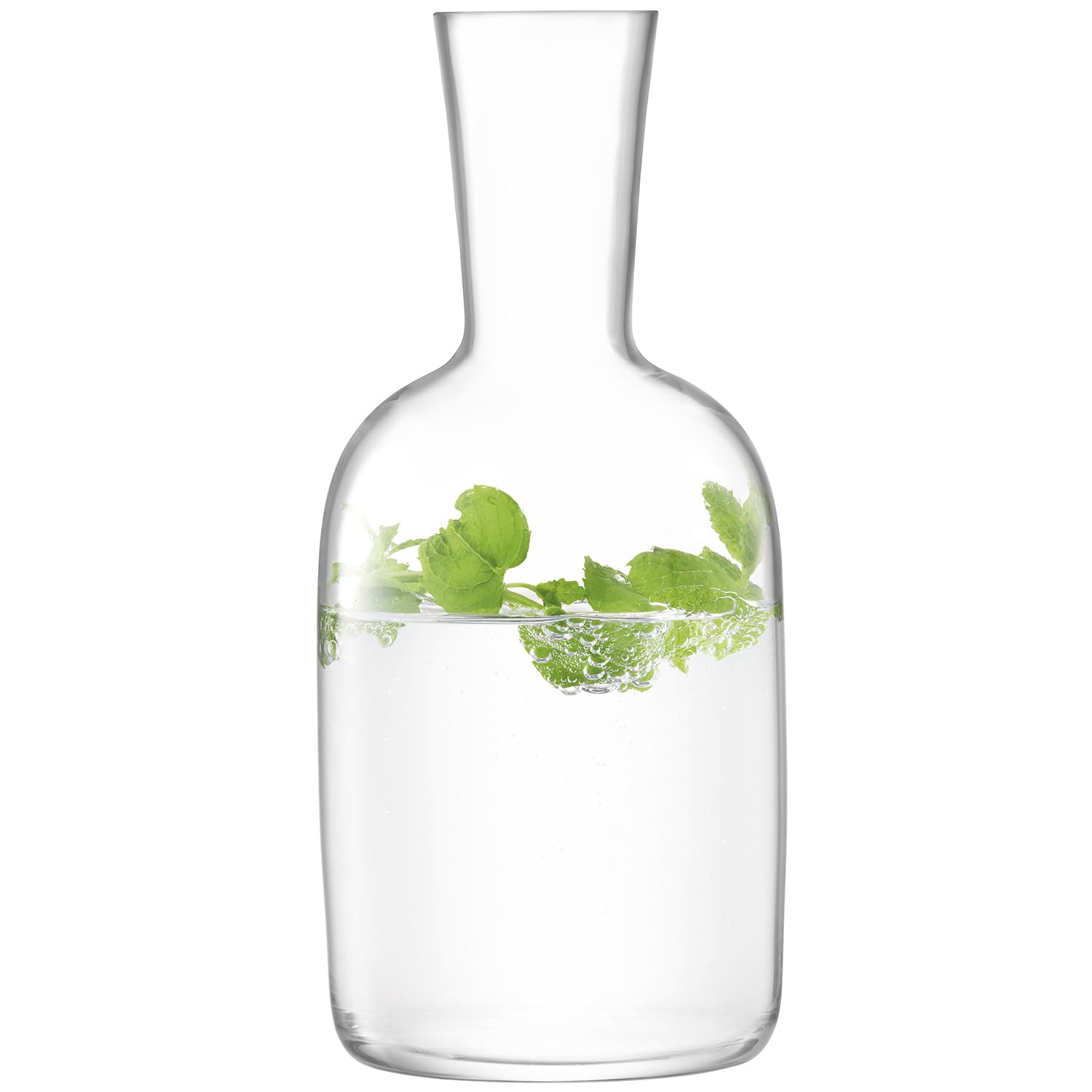 LSA International Borough Water Carafe 1.1L Clear| 1 Unit | Mouthblown & Handmade Glass | BG16