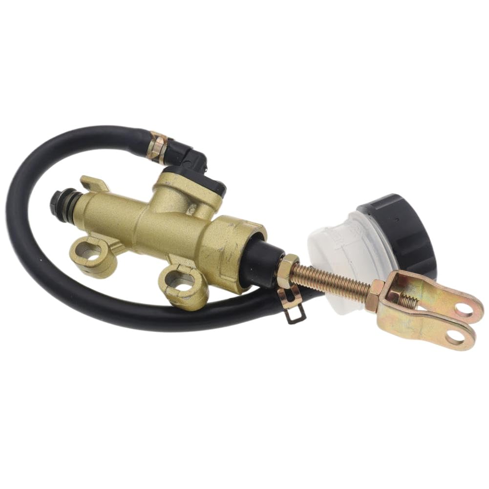 Rear Cylinder Hydraulic Brake Pump 45mm Compatible with Motorcycle(Gold)