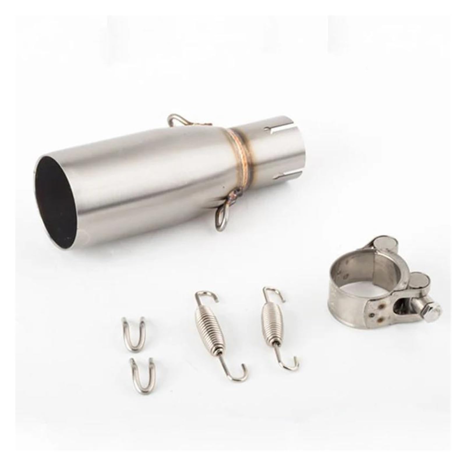 Tubo Escape Adaptador Silenciador Tubo Enlace Medio Escape Motocicleta 51mm Tubo Ajuste Sección Para Piaggio Para Beverly X10 MP3 125 250 300 250LT 300L Silenciador Escape