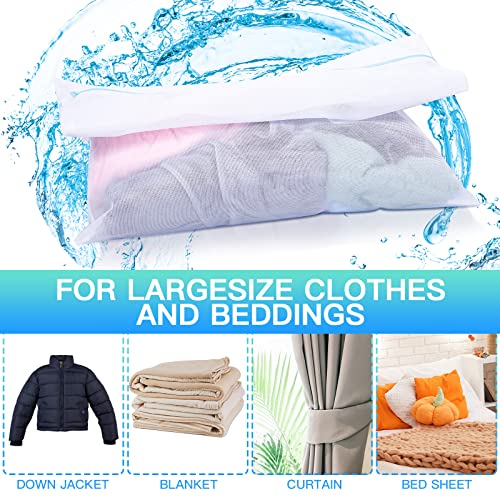Windyun QAO-WINDYUN-4 Pieces Jumbo Mesh Laundry Bags thumb #2