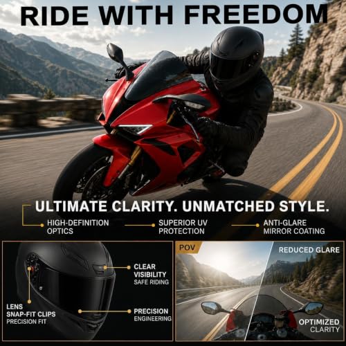 Image of PSLER k1s Visor - k1 Helmet Visor k3sv Tinted Visor k5 Face Shield Replacement for k1 k1s k3sv k5,Deep Black Visor