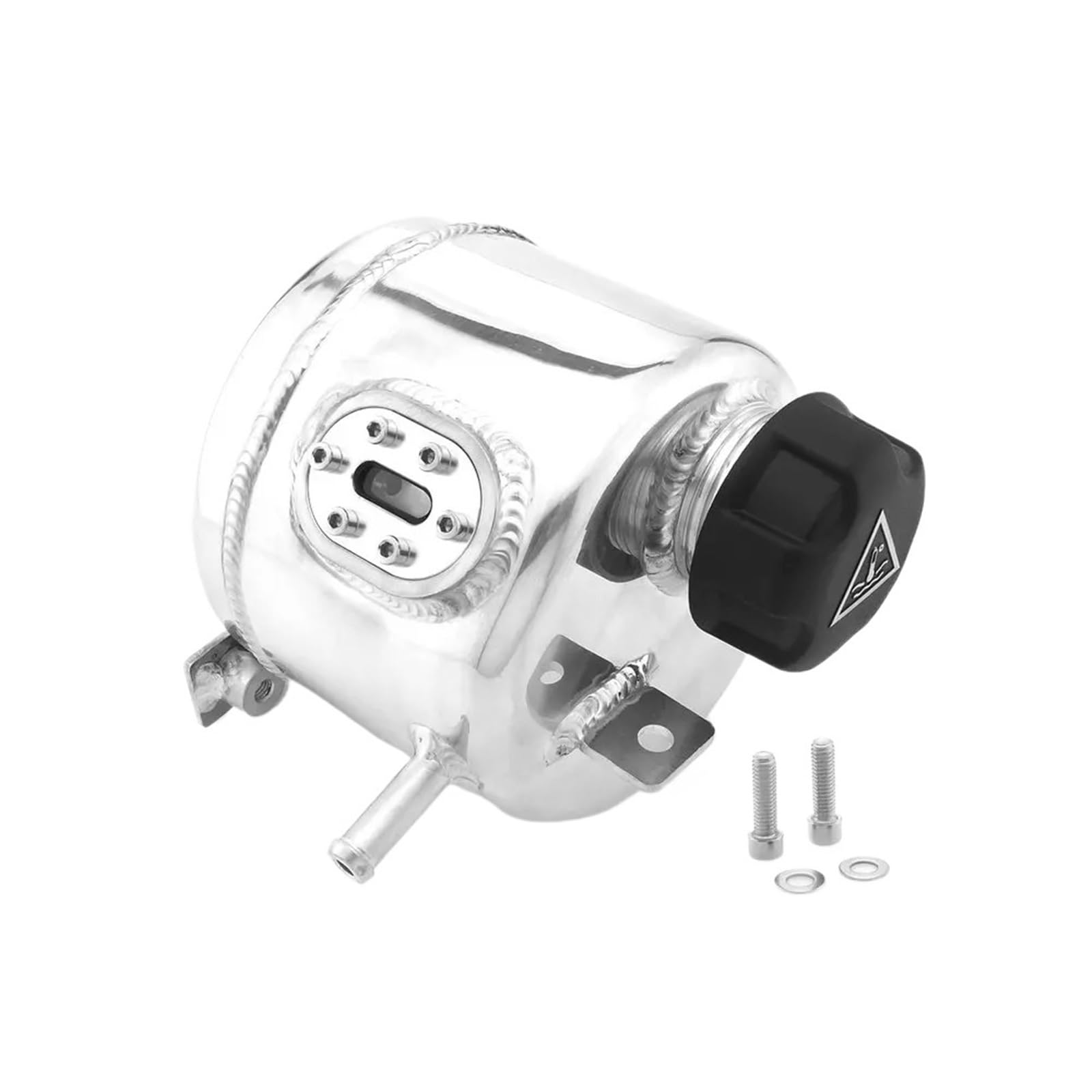 Zamiennik Wyrównawczego Chłodzącego dla Aluminiowy zbiornik wyrównawczy płynu chłodzącego do chłodnicy, przelewowy, pasuje do Mini Cooper S R52 R53 R 52 53(Black)
