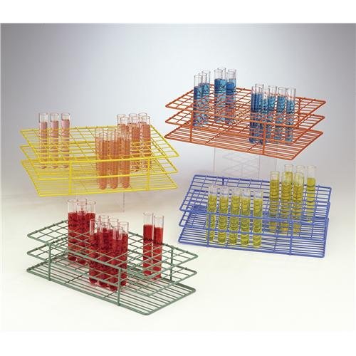 Bel-Art F18750-0001 Science Ware Poxygrid Test Tube Rack for 10-13 mm Tubes, 6 x 12 Rows, 6.4 cm Height, 11.3 cm Wide, 20.5 cm Length (Pack of 24)