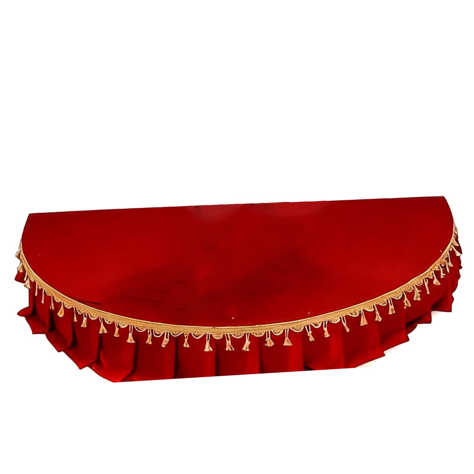 Plateforme de scène demi-cercle 100x50cm pour spectacles avec pieds de 15cm
