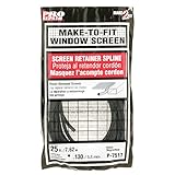 Prime-Line Products P 7517 Screen Retainer Spline, .130-in, 25-ft, Black