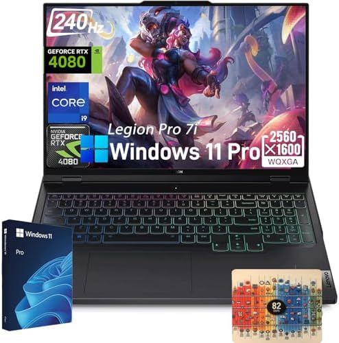Lenovo Legion Pro 7i Gen 9 Gaming Laptop with Windows 11 Pro, RTX...