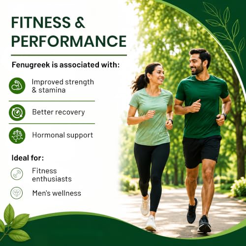 Image of Pure Nutrition Fenugreek 1200mg, Methi Extract 50% Saponins, 120 Veg Capsules, Herbal Supplement for Men and Women, Supports Metabolism and Weight Management