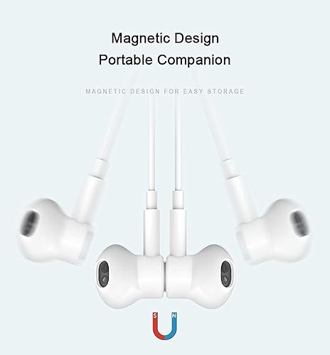 Miniatura 3 de Paquete de 2 Auriculares con cable, auriculares con cable con micrófono y control de volumen, auriculares intrauditivos estéreo HiFi, graves y audio