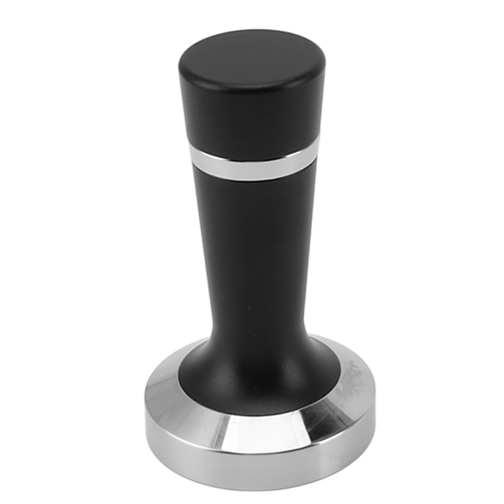 Set di agitatori per pressino per caffè 2 in 1 Base piatta Manico ergonomico Pressino e distributore per caffè in lega di alluminio in acciaio inossidabile (58 mm)