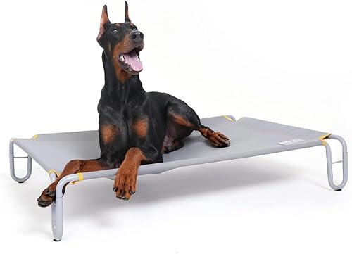 Pawaii Cama elevada para perros al aire libre, cuna elevada para perros, cama elevada portátil para interiores y exteriores con bases disponible en Yaxa Colombia
