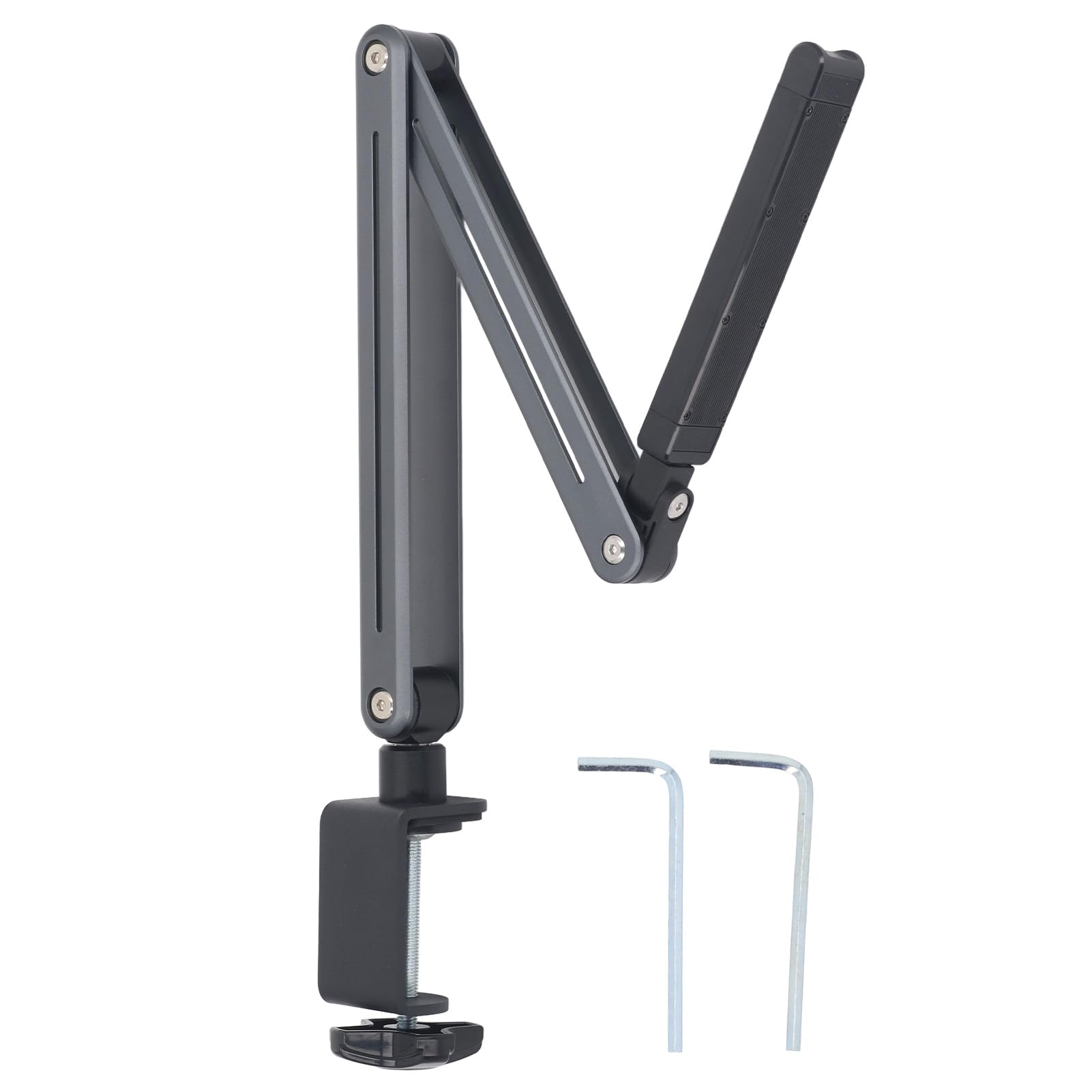 Professional Tablet Stand Holder Foldable Tablet Arm Mount Holder 360 Degree Rotation Adjustable Aluminum Alloy Stand for Desk