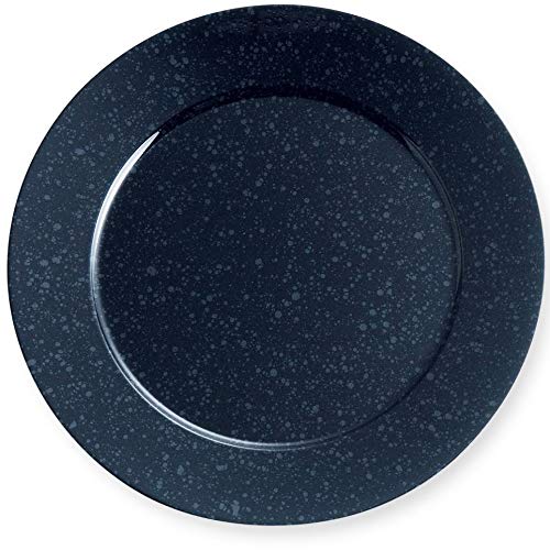 Plato grande redondo まえじゅう漆器 color mármol negro miniatura 1