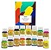Set Pintura Acrílica Nazca para Trabajo Artístico y Manualidades - 16 Colores x 30ml - Acrílicos Perfectos para usar en Lienzo, Madera, Papel, Cartón, Plástico – Ideal Para Artistas de cualquier Nivel