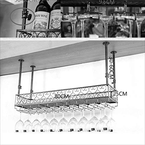 Estante para vinos y copas en restaurantes que transforma tu contrabarra retro 5