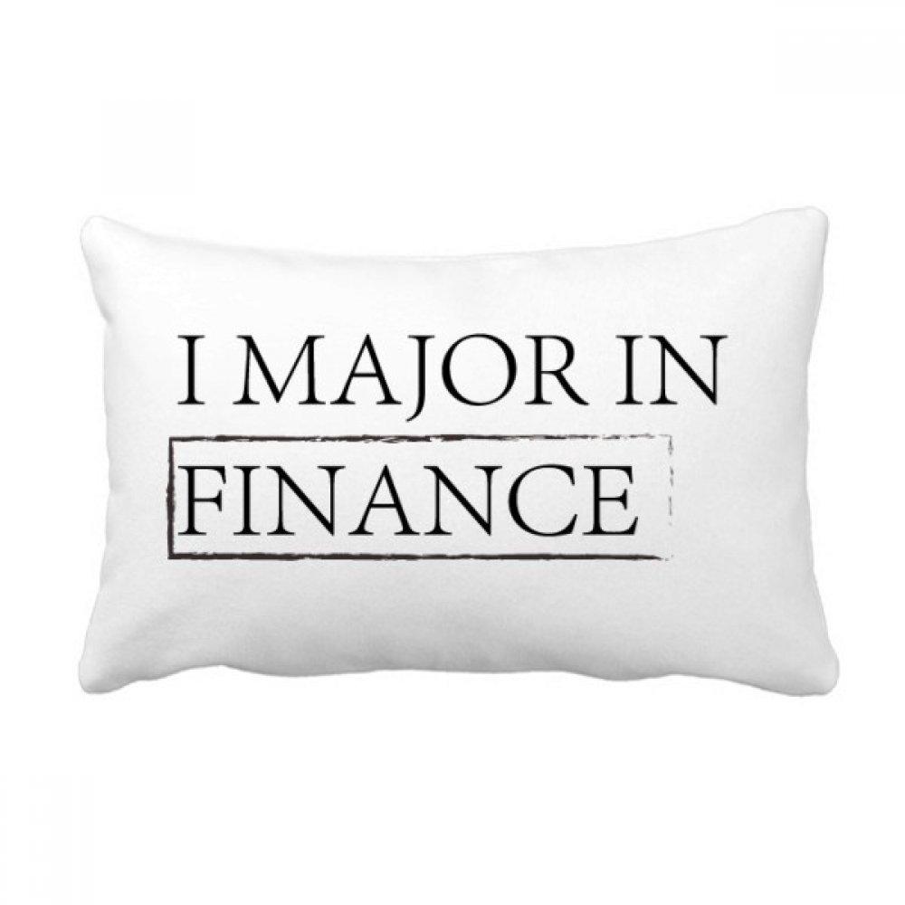Coussin Finance 16x24 pouces oreiller lombaire multicolore multicolore pour canapé salon