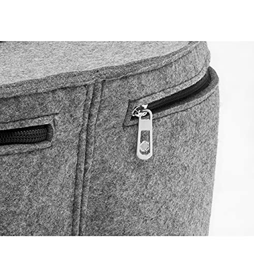 Hat Boxes For Women Storage Round Foldable Sturdy Large Travel 20 X 12 Inches Improved With Support Poles Included #TOP3