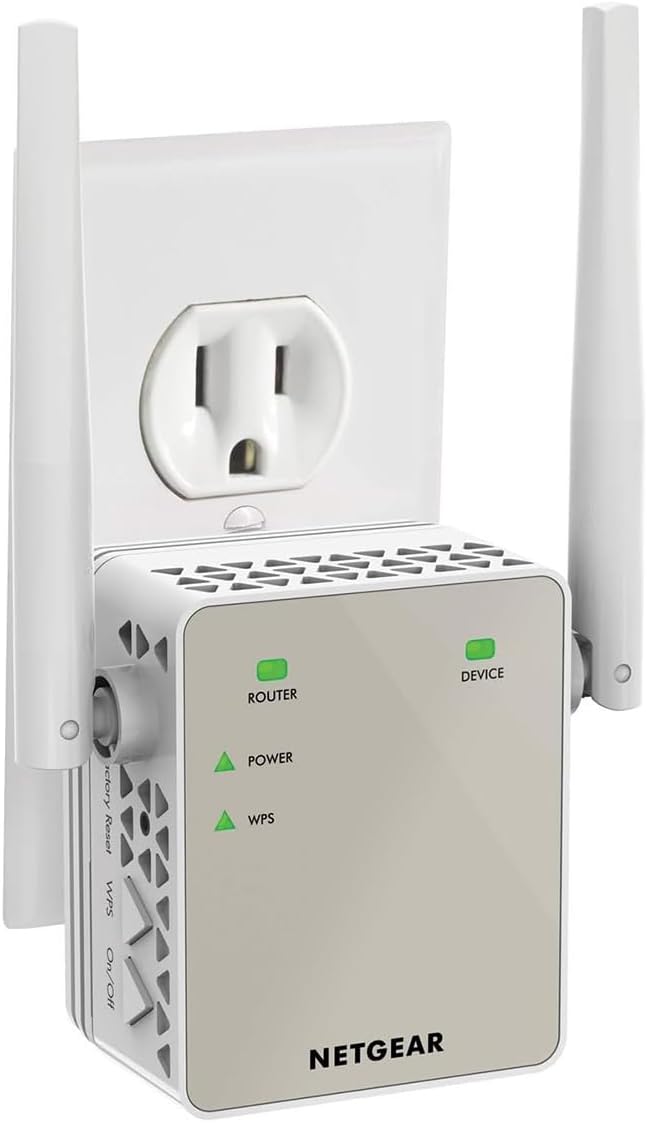 AC1200 EX6120-100 WiFi Range Extender (Indian Adpater)