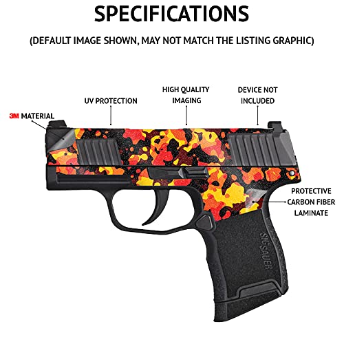 MightySkins Glossy Glitter Skin Compatible with Smith & Wesson M&P Bodyguard 380 (Green or No Laser) - Cow Print | Protective, Durable High-Gloss Glitter Finish | Easy to Apply | Made in The USA2