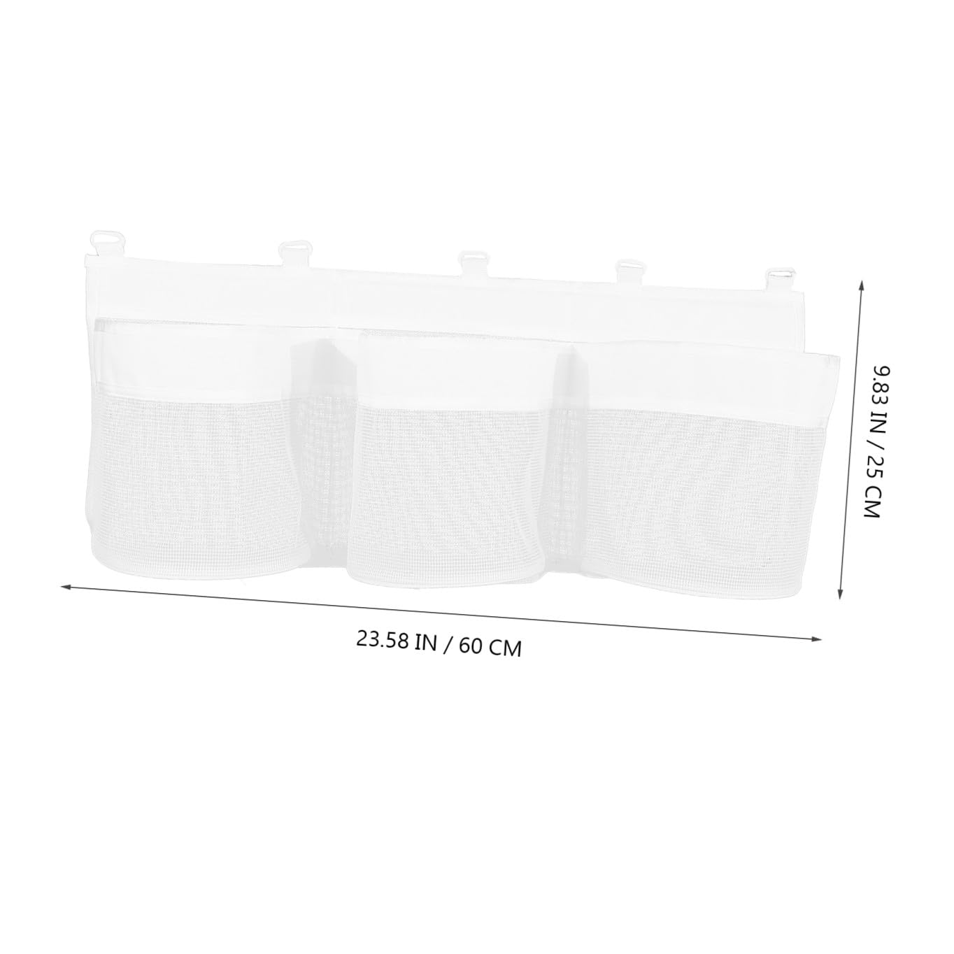HANABASS 4 Pièces Organisateur de Jouets de Bain Suspendu Filet Respirant de Rangement Multi Compartiments pour Garçon Fille Capacité pour Salle de Bain et Placard
