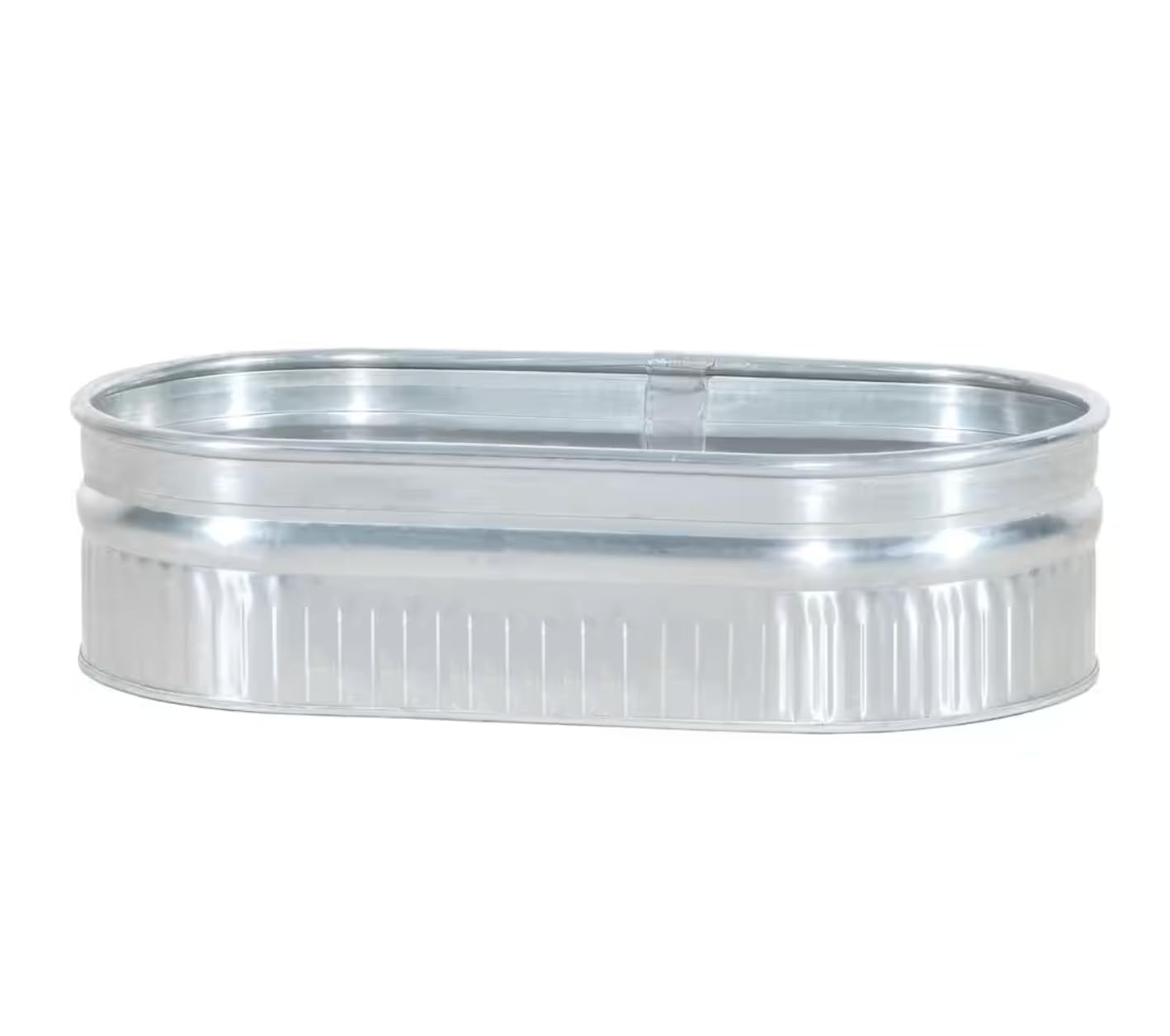 Farm Round End Tank, Stock Tank 2 ft. x 1 ft. x 4 ft.