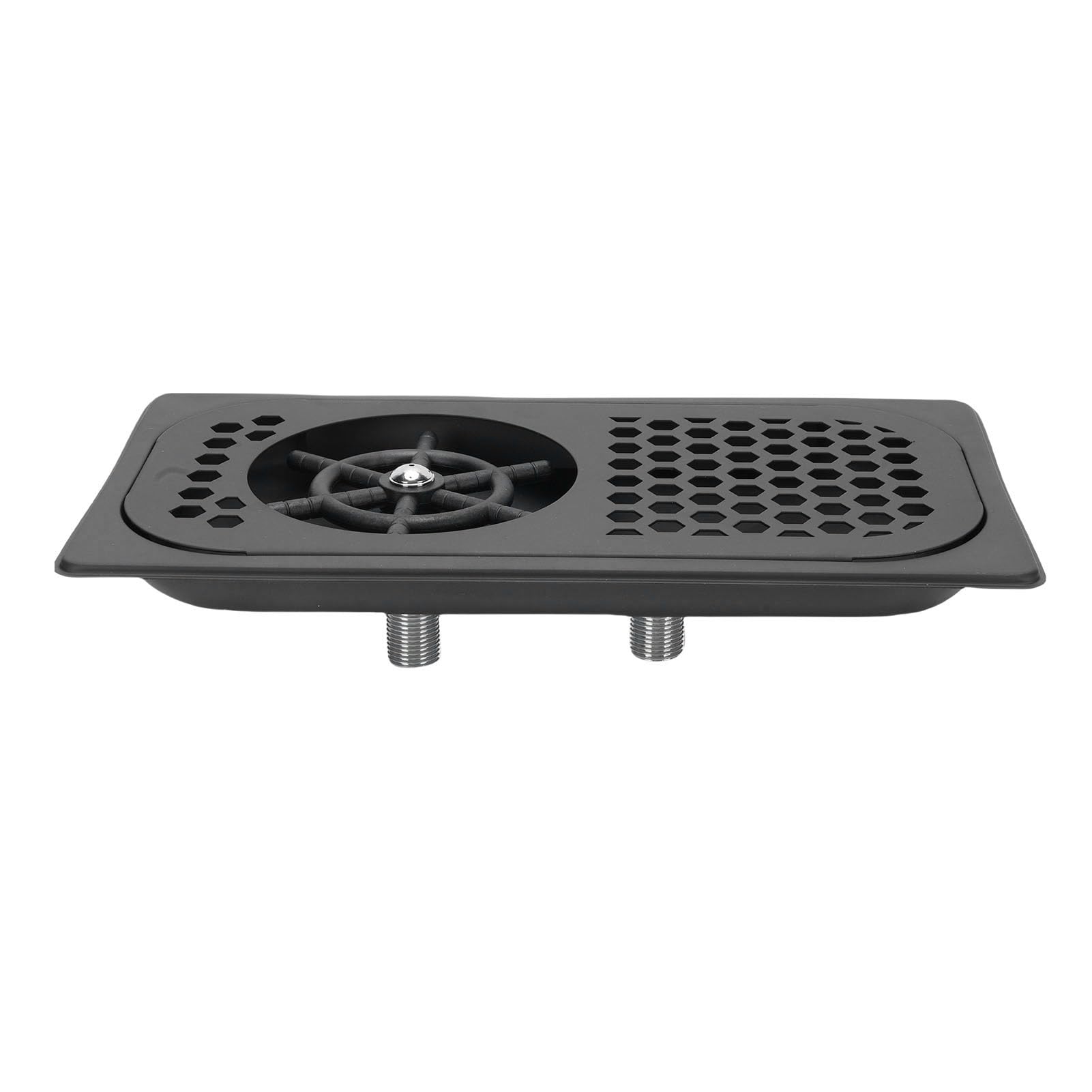 Enjuagador de Vidrio, Lavavasos Automático de Acero Inoxidable con Rociador de Agua de Múltiples ángulos para Cocina y Cafetería Caseras