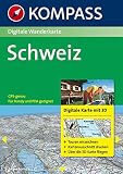 Schweiz: Digitale Wanderkarte. GPS-genau (KOMPASS Digitale Karten, Band 4312)
