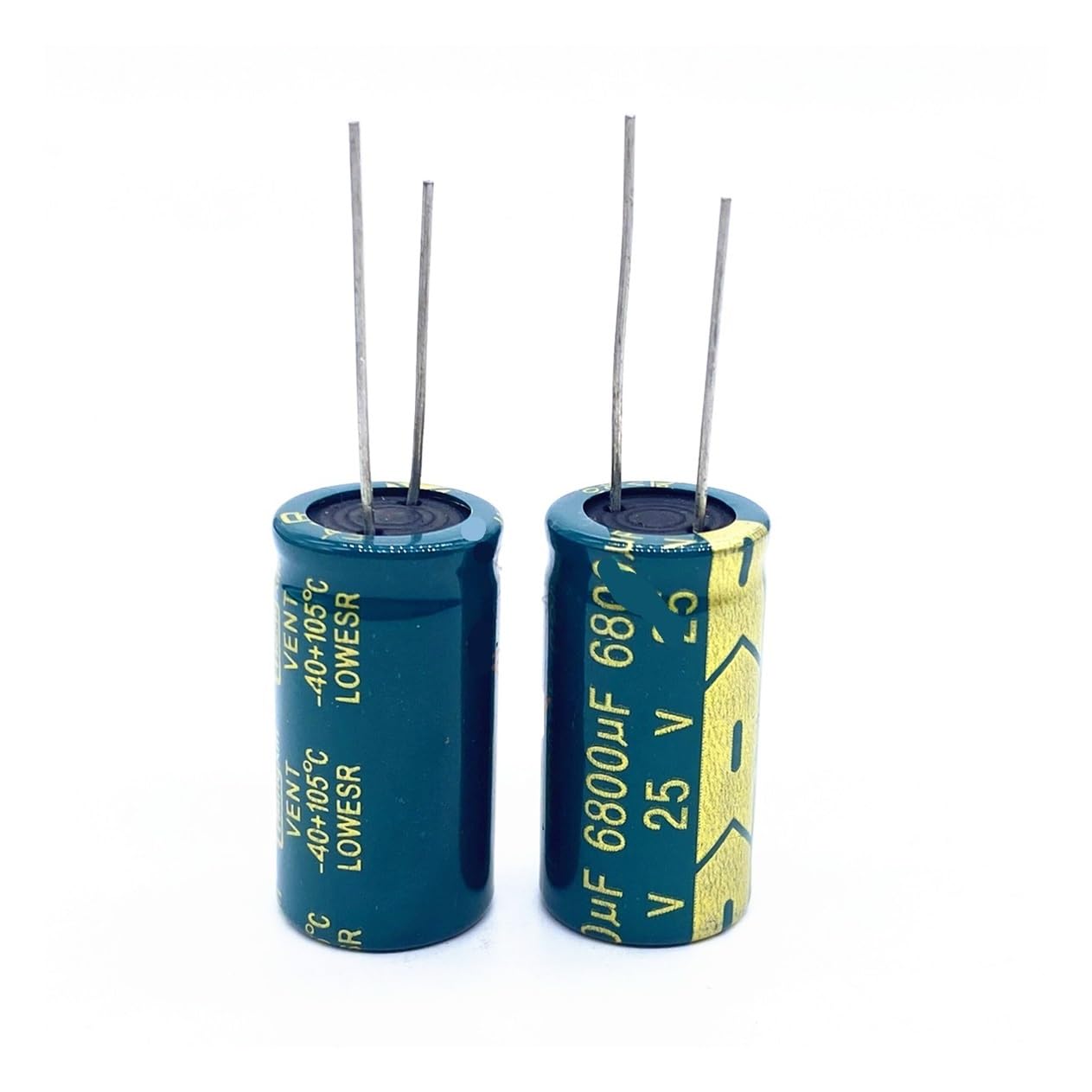 ICXLPMC 2PCS Electrolytic capacitor 25V 6800UF 16 * 30 aluminum electrolytic capacitors
