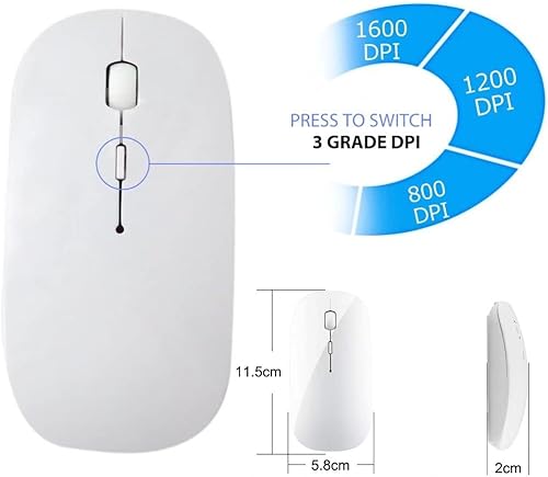 Miniatura 3 de Mouse inalámbrico Bluetooth Gamer Mouse recargable para computadora Mouse inalámbrico USB ergonómico Mause Silent Mouse