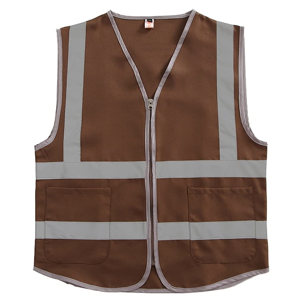 brown construction jacket