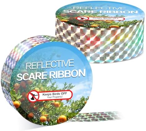 Amazon : Bird Scare Tape Ribbon(524FT) - Reflective Tape for Birds