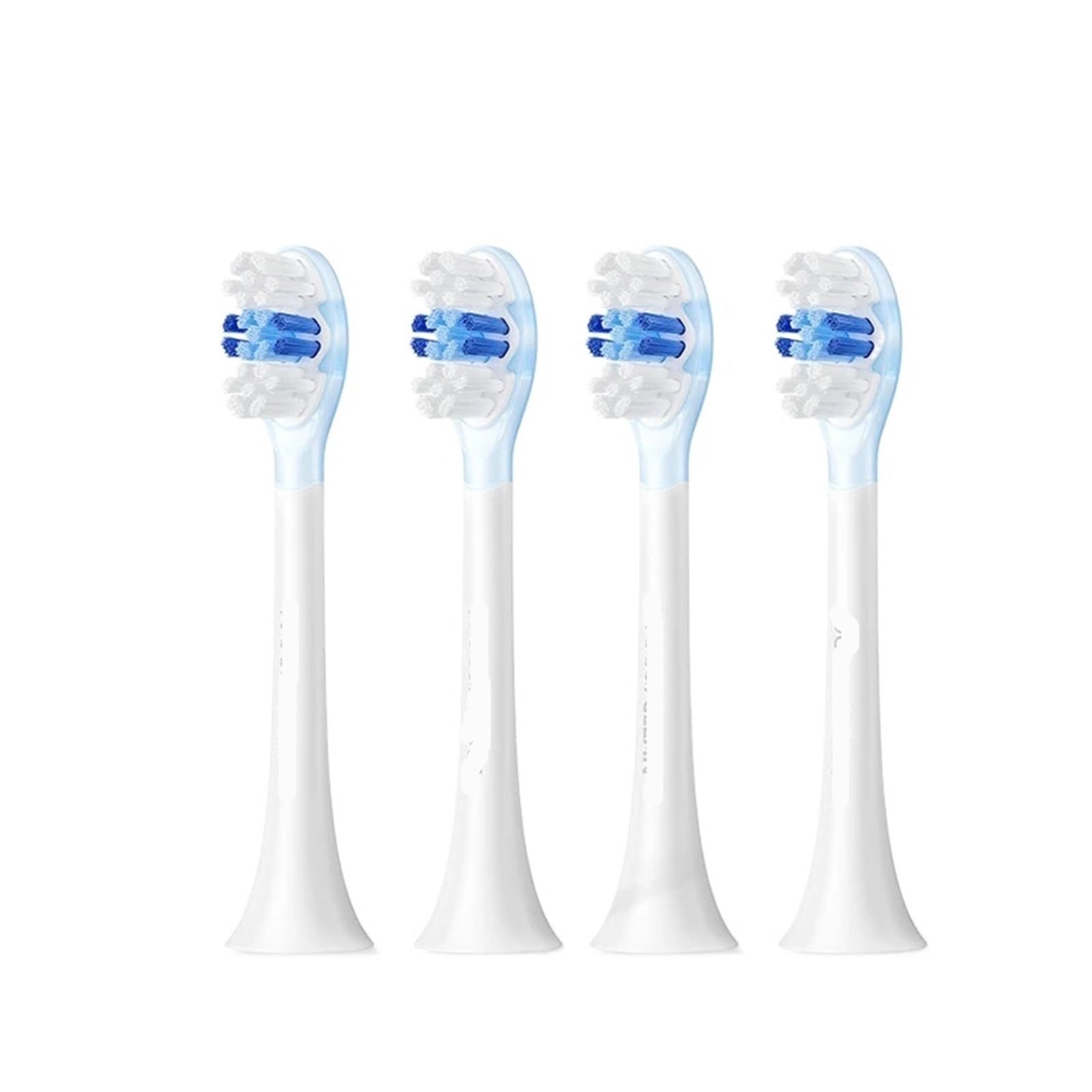 Cabezales de cepillo repuesto for herramientas dentales X1 X3 X3U X5 | Prácticos recambios de cepillo for un uso diario prolongado.(White 4 pcs)