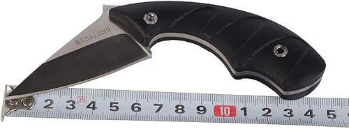 Miniatura 5 de MASALONG Cuchillo táctico súper duro de acero D2 kni200-b con vaina kydex cuchillo EDC (primera versión)