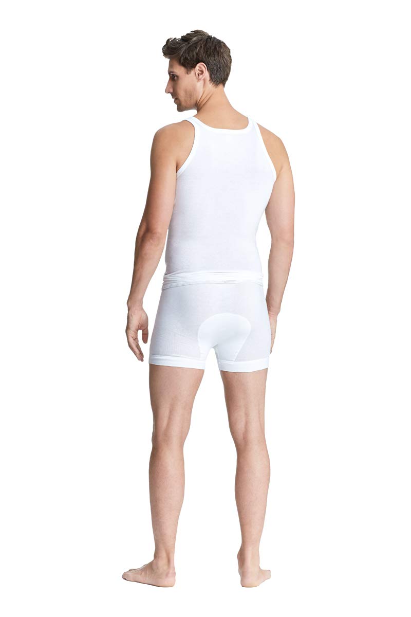 con-ta Unterhemd (3er Pack), Unterwäsche für Herren, Achselhemd in Feinripp, klassisch bequemes Oberteil, Männerwäsche aus Baumwolle, in Weiß, Größe: M - 4XL