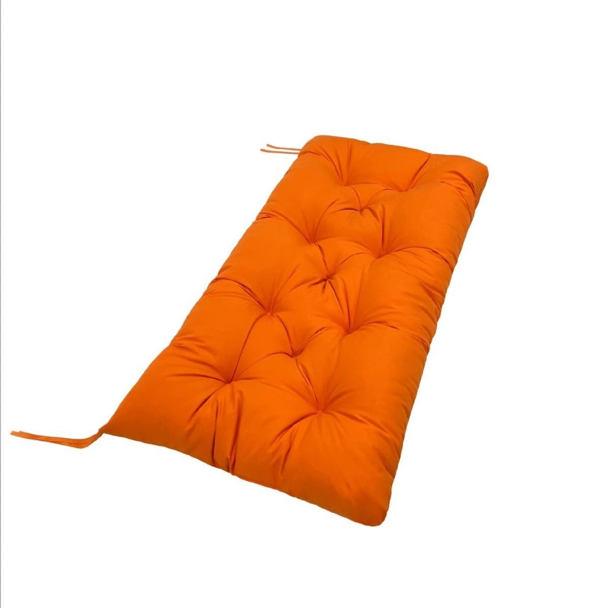 Wodoodporny antypoślizgowy pokrowiec na ławkę ogrodową z pikowanym strojem do użytku wewnątrz/na zewnątrz pokrowiec na fotel bujany dla 2 osób (89 cm x 50 cm)