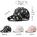 Women Lace Flower Baseball Cap Sun Hats Adjustable for Summer Running Travel Casual Sports Trucker Hat (Fashion White)