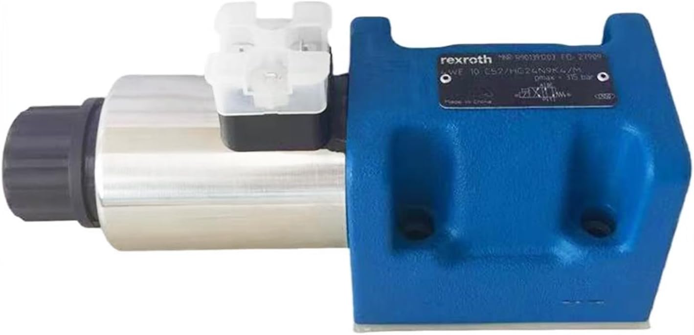 Rexroth 4WE10 Hydraulic Directional Short Pipe Valve 4WE10C5X/HG24N9K4/M 4WE10C52/HG24N9K4/M Directional Valve R901391203 Solenoid Directional Control Valve (1, 4WE10C52/HG24N9K4/M)