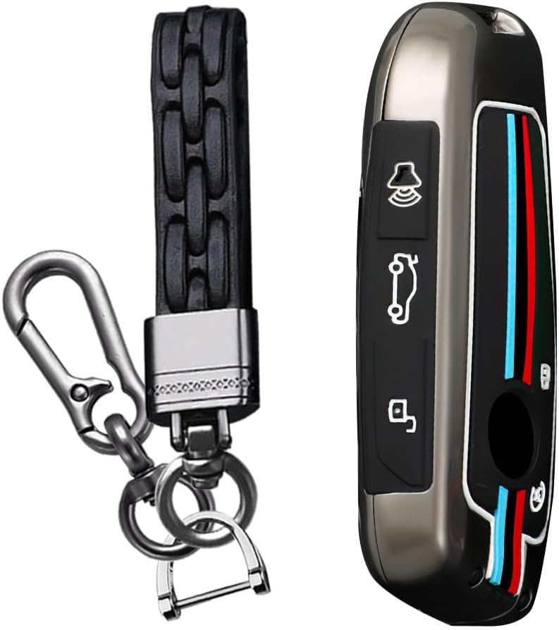 KUNIO Car Key Fob Cover Fit for BMW Energy 7 I4 IX