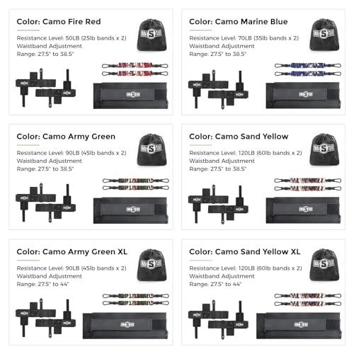 Vertical Jump Trainer Leg Strength Resistance Bands Set